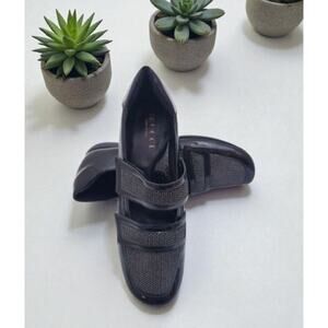 Sesto Meucci Gyan Women's Patent Leather/Mesh Mary Jane Sneakers Size 6 Shoes